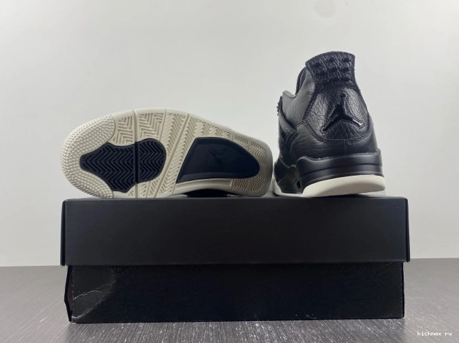 Cheap Black 4 Jordan Retro 819139-010 Pony Hair 0724